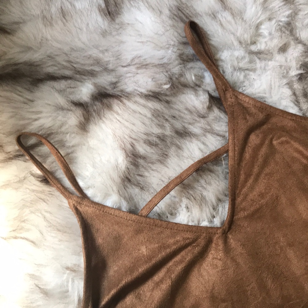 EXPRESS FAUX SUEDE TANK